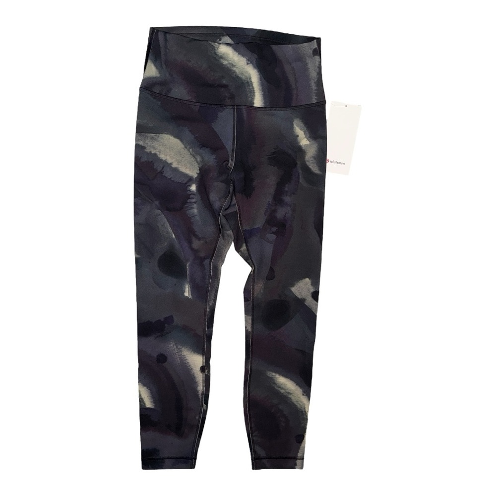 Lululemon Wunder Train High-Rise Tight 25", Ink Islands Burnside Multi, Size 8 - Picture 3 of 9